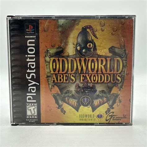 Oddworld Abes Exoddus Sony Playstation 1 1999 Ps1 No Manual