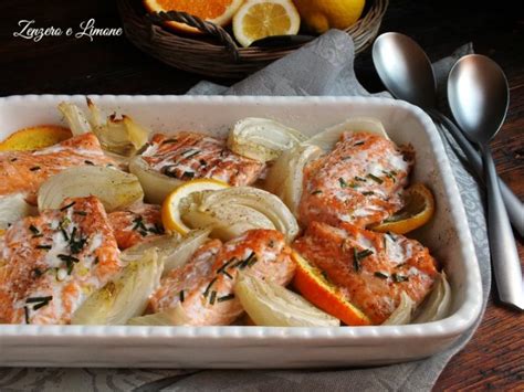 Salmone Agli Agrumi Ricetta Semplice Zenzero E Limone