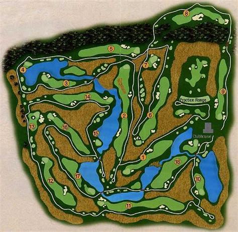upland golf club layout map