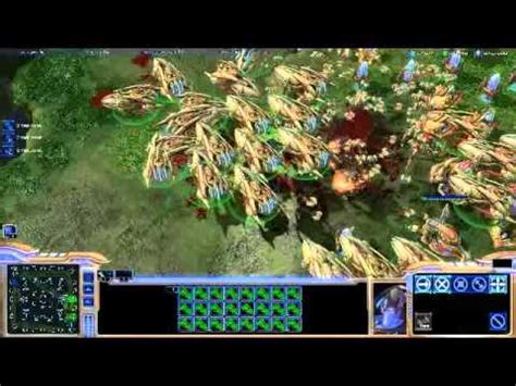 Starcraft Singleplayer Gefecht Protoss Vs Zerg Insane Ai Youtube