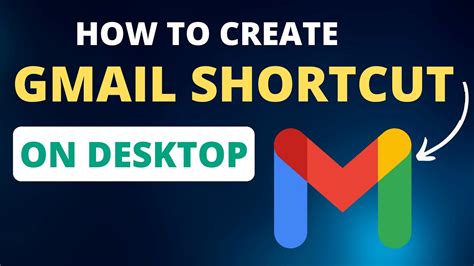 How To Create Gmail Shortcut On Desktop YouTube