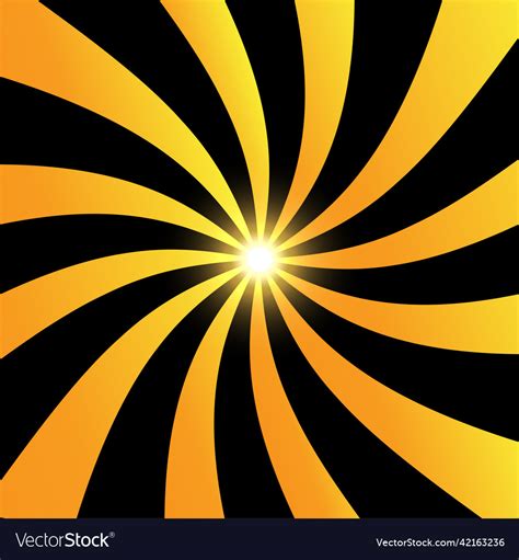 Modern Yellow Sunburst Background Royalty Free Vector Image