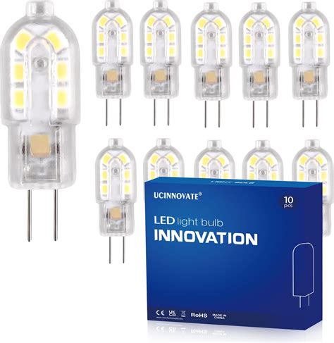 Dicuno G Led Light Bulbs W W Halogen Equivalent Lm Warm