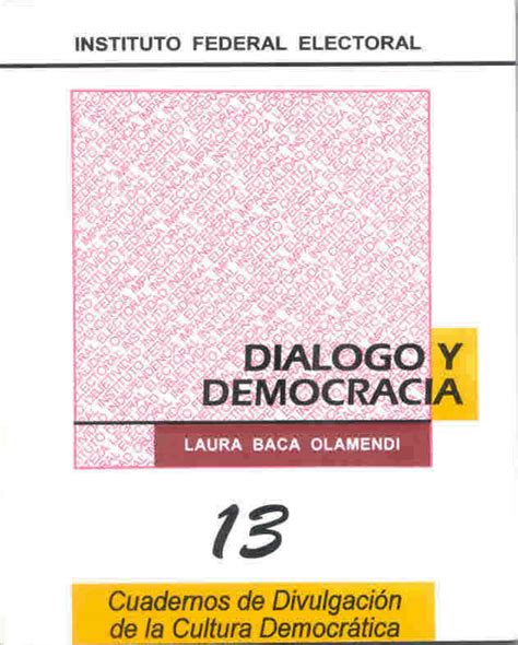 DiÁlogo Y Democracia