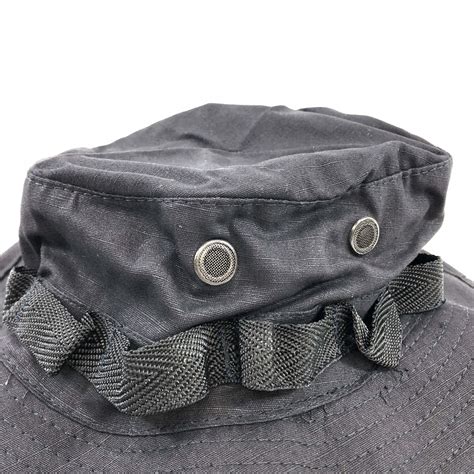 Tactical Black Boonie Hat - Venture Surplus