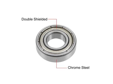 Zz Deep Groove Ball Bearing X X Mm Double Shielded Chrome