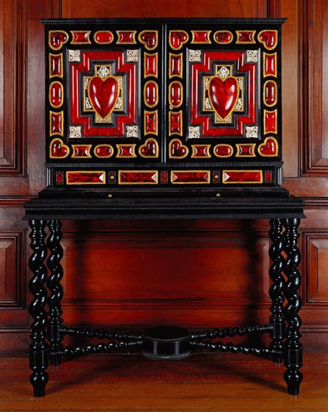 Cabinet Flemish Seventeenth Century Materials Ebony Tortoiseshell