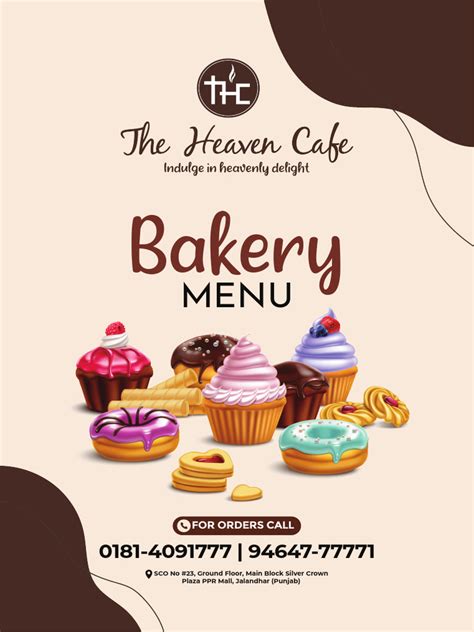The Heaven Cafe Cake Menu Pdf Cakes Chocolate