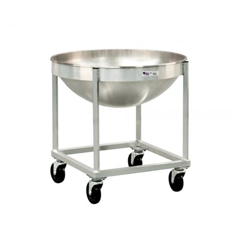 Ergonomic Aluminum Bowl Dollies Holds Hobart® Mixing Bowls