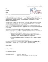 Missouri Spoe Refuse Initial Evaluation Chuukese Fill Out Sign