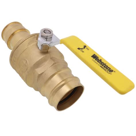 H 80337w Webstone H 80337w 2 Expansion Pex X Copper Press Full Port Forged Brass Ball Valve