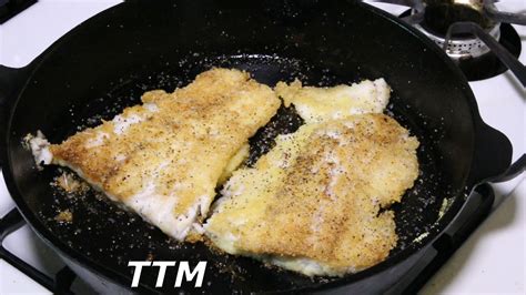 How To Pan Fry Fisheasy Fried Fish Recipestriped Bass In The Cast