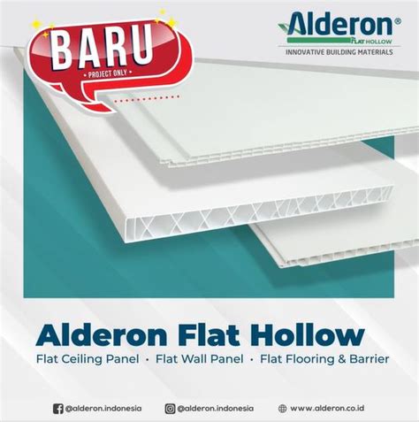 Alderon Flat Hollow Panel Upvc Serbaguna Banyak Kelebihannya Alderon