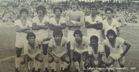 Foto Histórica Tanabi Esporte Clube Tanabi SP 1980 História do