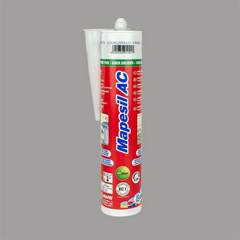 Mapei Ac Mapesil Silicone Sealant Medium Grey Ml