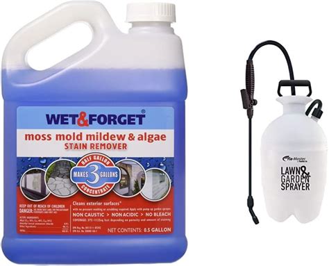 Buy Wet And Forget Moss Mold Mildew Algae Stain Remover Multi Surface Outdoor Cleaner