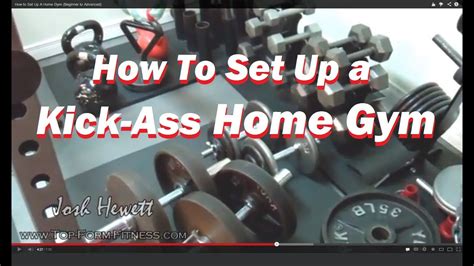 How To Set Up A Kick Ass Home Gym Beginner To Advanced Youtube