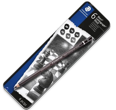 Staedtler Mars Lumograph Black Set De 6