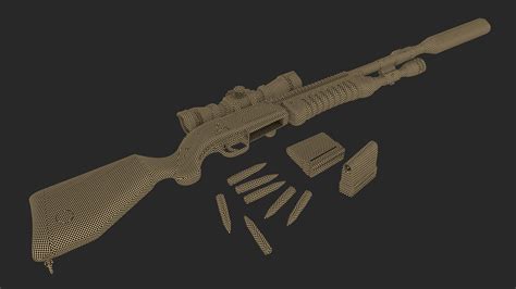 Sniper Rifle 03 3D - TurboSquid 2020154