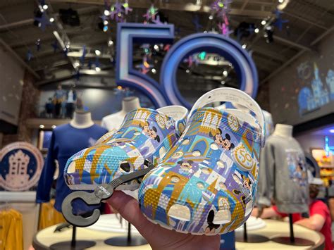 New Walt Disney World 50th Anniversary Crocs Feature Mickey And Minnie