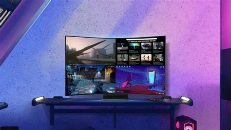 Samsung Electronics D Voile Le Premier Moniteur De Jeu Double Uhd Au