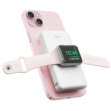 Amazon Iwalk Mag Xモバイルバッテリー マグネット式ワイヤレス充電 Apple Watch充電器10000mah Pd急速