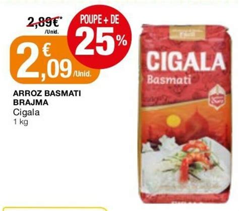 Promo O Arroz Basmati Brajma Cigala Kg Em Intermarch