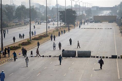 See The Islamabad Protest That Made Life Come To A Stall Pictures