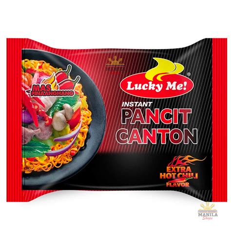 Lucky Me Pancit Canton Hot Chili Flavor In Single Or 6 Pack In 65g