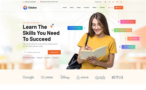 Edulan Online Education And Lms Html Template For