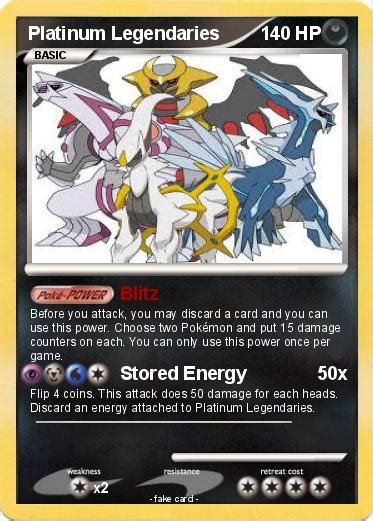 Pokémon Platinum Legendaries - Blitz - My Pokemon Card