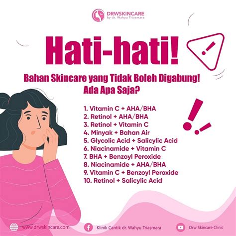 Hati Hati Ini Bahan Skincare Yang Tidak Boleh Digabung Ada Apa Saja