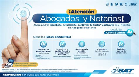 Sat Guatemala On Twitter Ahora Los Abogados Y Notarios Pueden Inscribirse Actualizarse