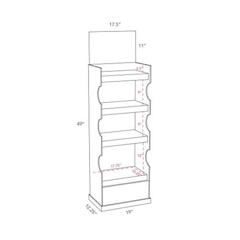 7080 Présentoir de plancher en carton Concept BBM