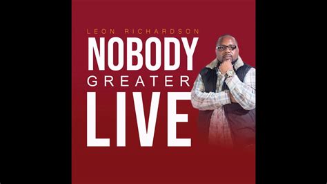 Leon Richardson New Single Nobody Greater Chords - Chordify