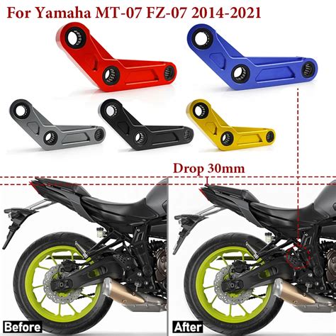 MT07 Lowering Links Kit For YAMAHA MT 07 FZ 07 FZ MT 07 FZ07 2014 2021