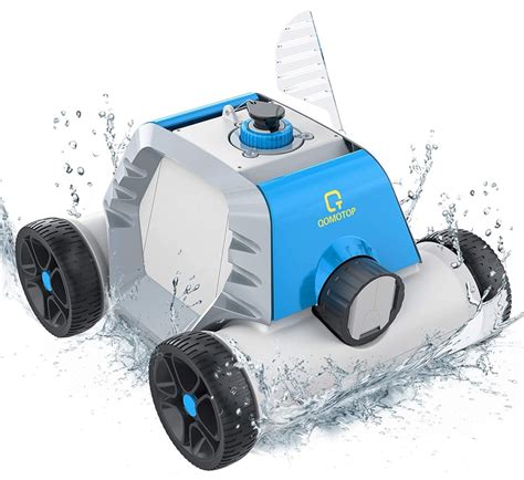 Qomotop Rechargeable Robotic Pool Cleaner For 136 Hj1103j