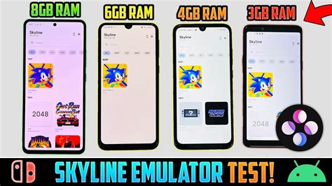 Skyline Emulator Android Gameplay Test On Low End Devices Nintendo