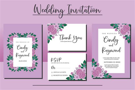 Modern Wedding Invitation Camellia Svg Graphic By Dender Studio