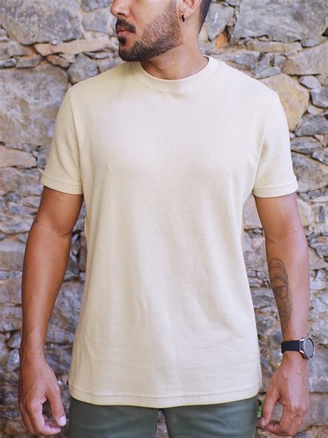 Camiseta Tricot Eleganza Nude Barca Life Style Moda Sustentável