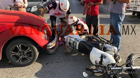 Mujer Quita Derecho De Paso Y Choca Contra Motociclista En Zona Centro