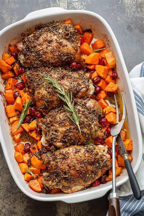 Easy Roasted Turkey Thighs With Garlic Herb Butter — Eatwell101