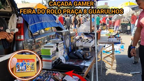 CAÇADA GAMER 47 FEIRA DO ROLO PRAÇA 8 GUARULHOS VÁRIOS GAMES YouTube