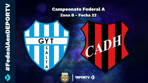 Gimnasia Y Tiro Salta Vs Douglas Haig Pergamino En Vivo Federalaendeportv Youtube