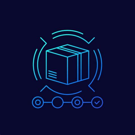 Premium Vector Parcel Tracking Order Delivery Line Vector Icon