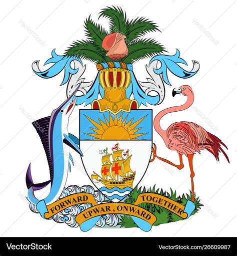 Coat Arms Bahamas Royalty Free Vector Image Vectorstock