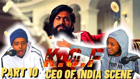 Kgf Chapter Ceo Of India Scene Reaction Kgf Part Rocky S