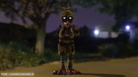 Custom Ignited Chica Model Render By Theunbearable101 On Deviantart