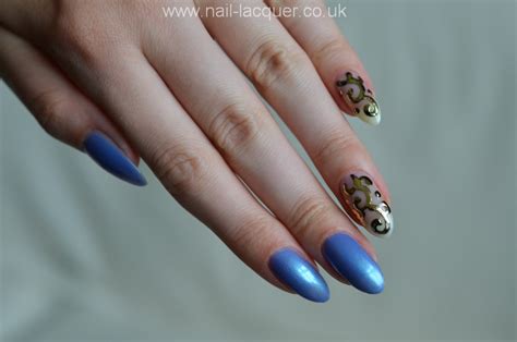Foil nail art with gel polish tutorial - Nail Lacquer UK