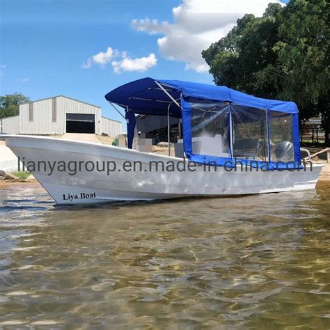 Liya 25FT 10 Persons Panga Boats Fiberglass Cabin Fishing Boat China